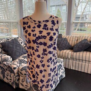 CAbi Sleeveless Floral & Striped Blouse XS